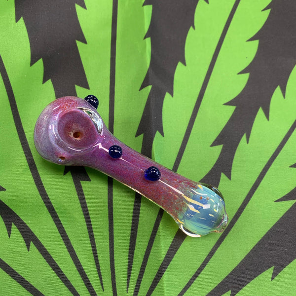 2 MARBLE GLASS PIPE