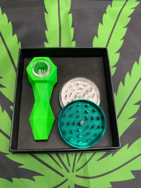 SILICONE PIPE SET (GREEN)