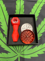 SILICONE PIPE SET (RED)